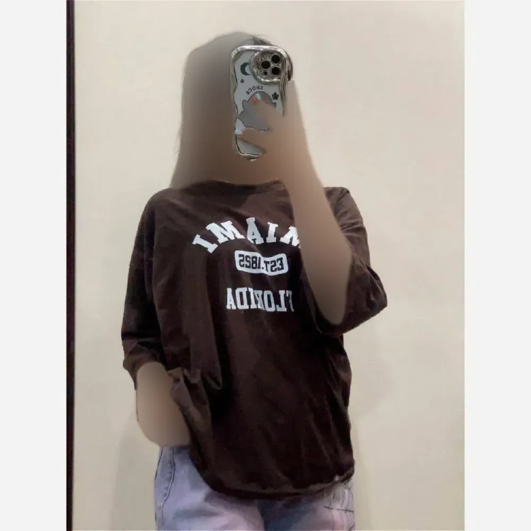 تیشرت باکسی زنانه جنس پنبه گلکسی فری سایز 38 تا 46