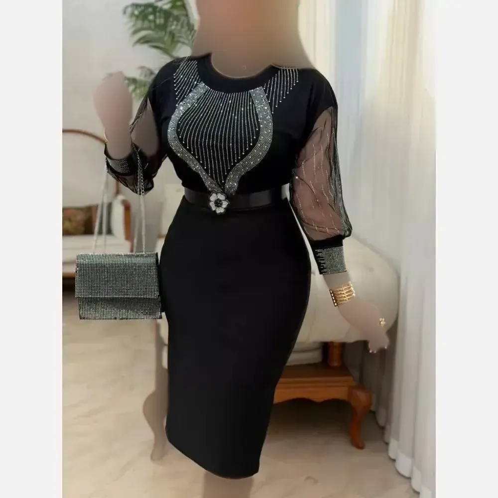 شومیز مجلسی زنانه مدل ساعت شنی جنس ویسکوز پنبه رنگ مشکی فری سایز 38 تا 48