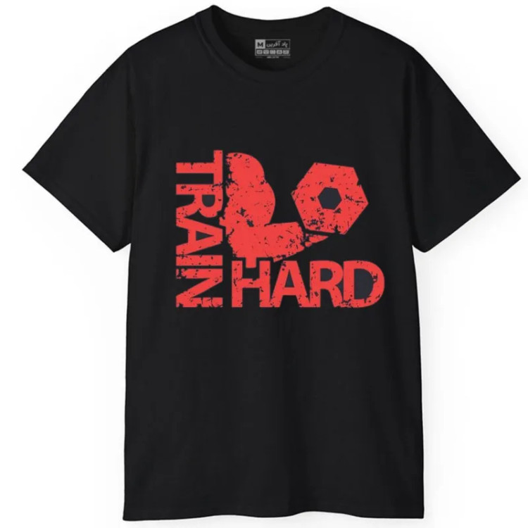 تیشرت آستین کوتاه مردانه پاد آفرین مدل باشگاه بدنسازی کد 733