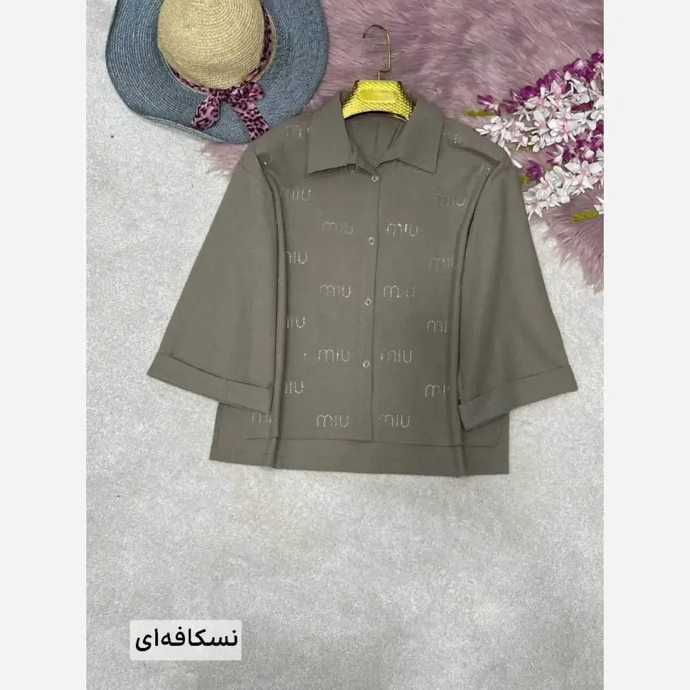 ست سه تیکه زنانه هلما پیراهن کرپ بوگاتی و جلیقه پولک دوزی مشکی سایز 38 تا 46
