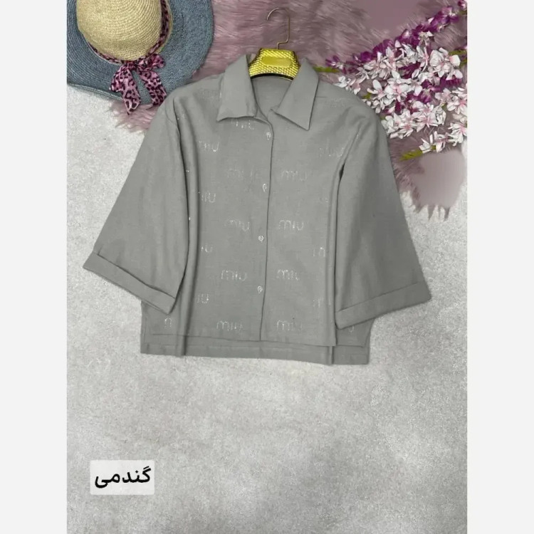 ست سه تیکه زنانه هلما پیراهن کرپ بوگاتی و جلیقه پولک دوزی مشکی سایز 38 تا 46