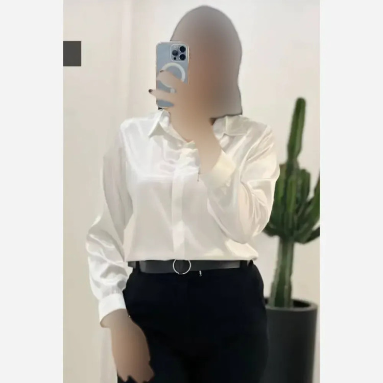 شومیز زنانه ساتن فرانسه ضخیم در 4 رنگ سایز 36 تا 46