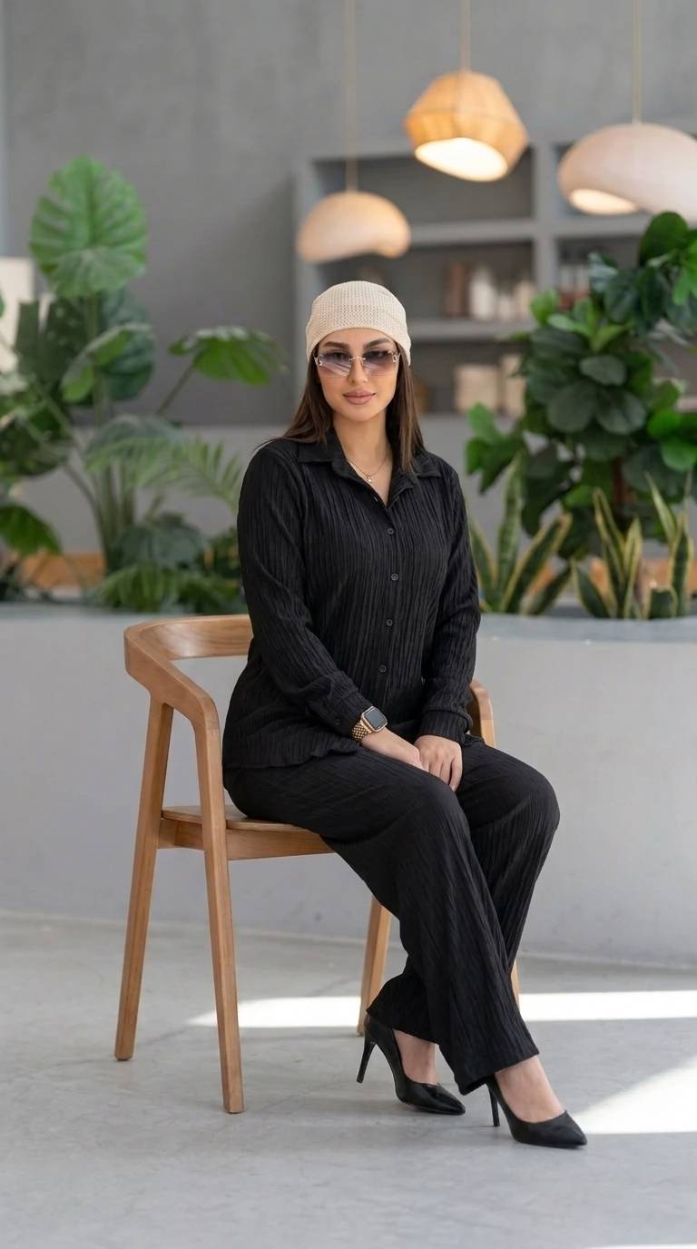 ست شومیز و شلوار زنانه جنس بامبو خنک و نرم در رنگبندی متنوع
