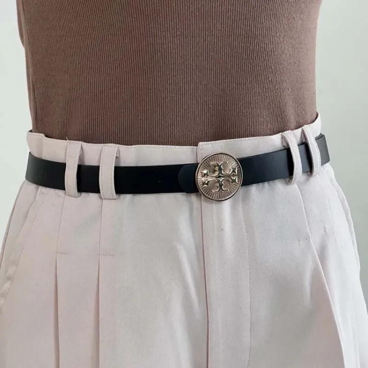 کمربند باریک مجلسی زنانه کد 1345 طول 108 سانتیمتر عرض 2 سانتیمتر