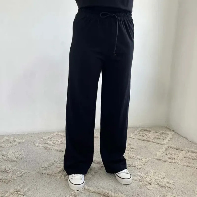 شلوار نخ پنبه زنانه فری سایز تا سایز 46 قد 100 سانت کد 1347