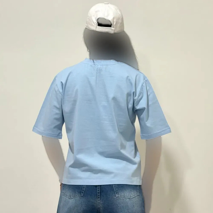 تیشرت بیسیک چاپدار نخ پنبه زنانه سایز 1، 2، 3