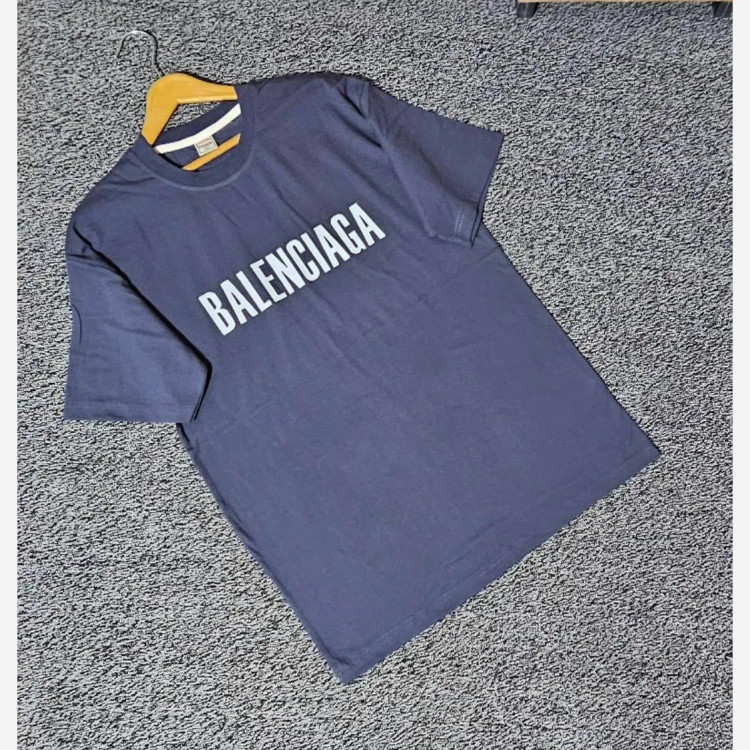 تیشرت مردانه بالنسیکا پنبه سوپر اعلا مشکی طوسی ذغالی کرمی سفید سایز XL XXL 3XL