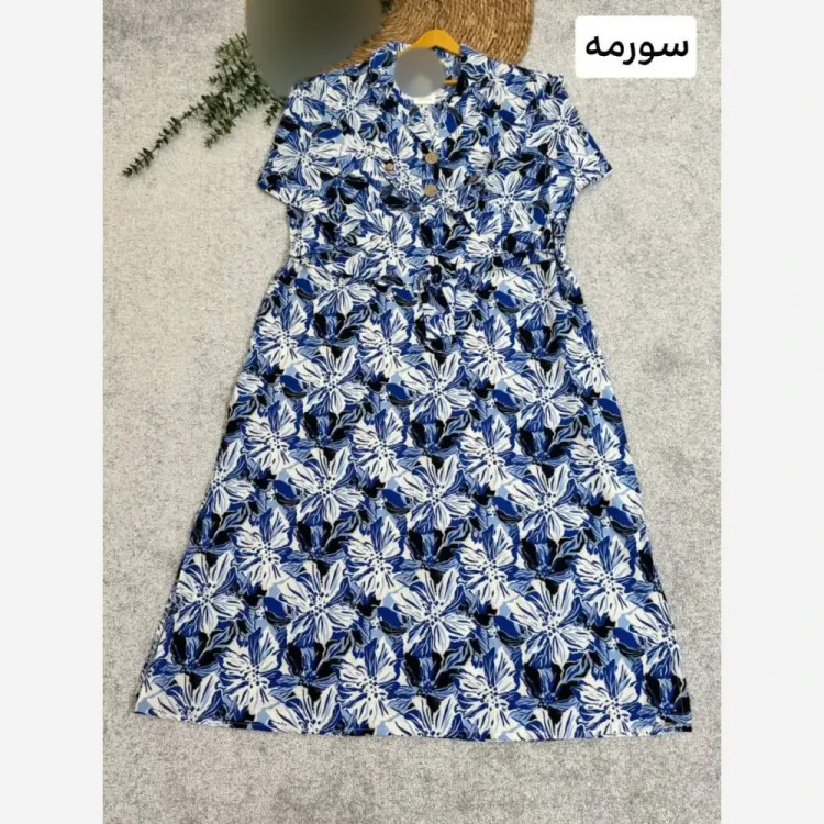 کفتان قواره دار زنانه جنس کرپ دیور فری سایز مناسب بارداری و شیردهی
