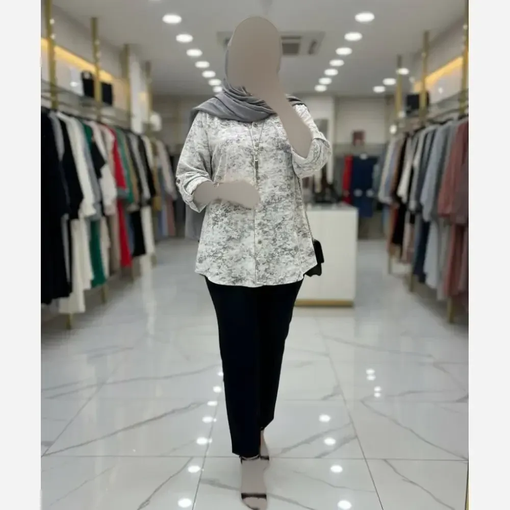 شومیز مانتویی زنانه مدل پرنیا جنس سوفیا ژاکارد در چهار رنگ متنوع