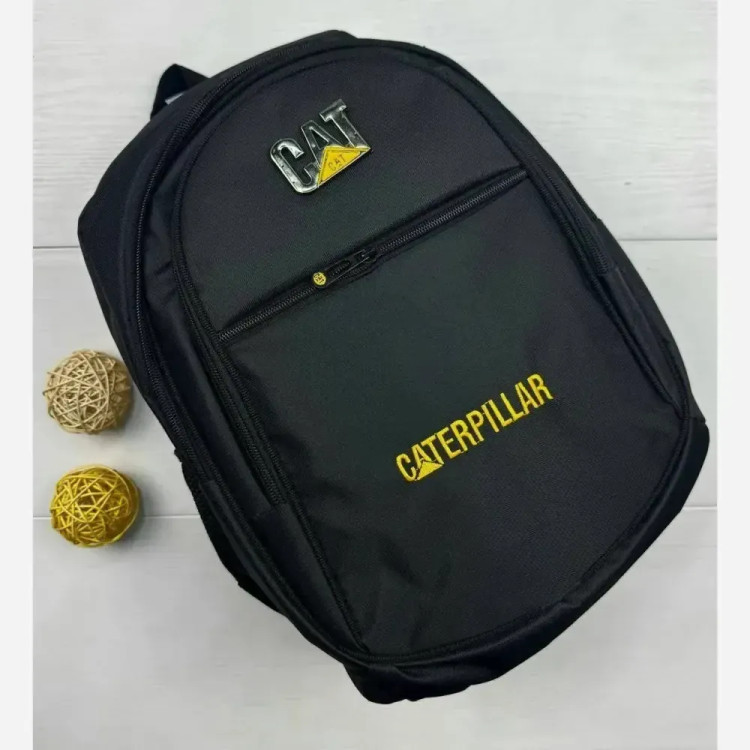 کوله پشتی برزنتی ژیکو رنگ مشکی 4 زیپ سایز 45 در 35 سانتیمتر