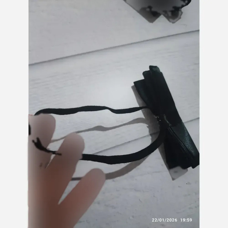 پاپیون مشکی پسرانه مناسب 2 تا 8 سال با پشت کش دار