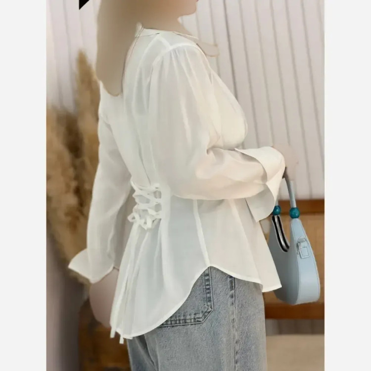شومیز زنانه مدل کاترینا جنس ژاکلین فری سایز بندینکی