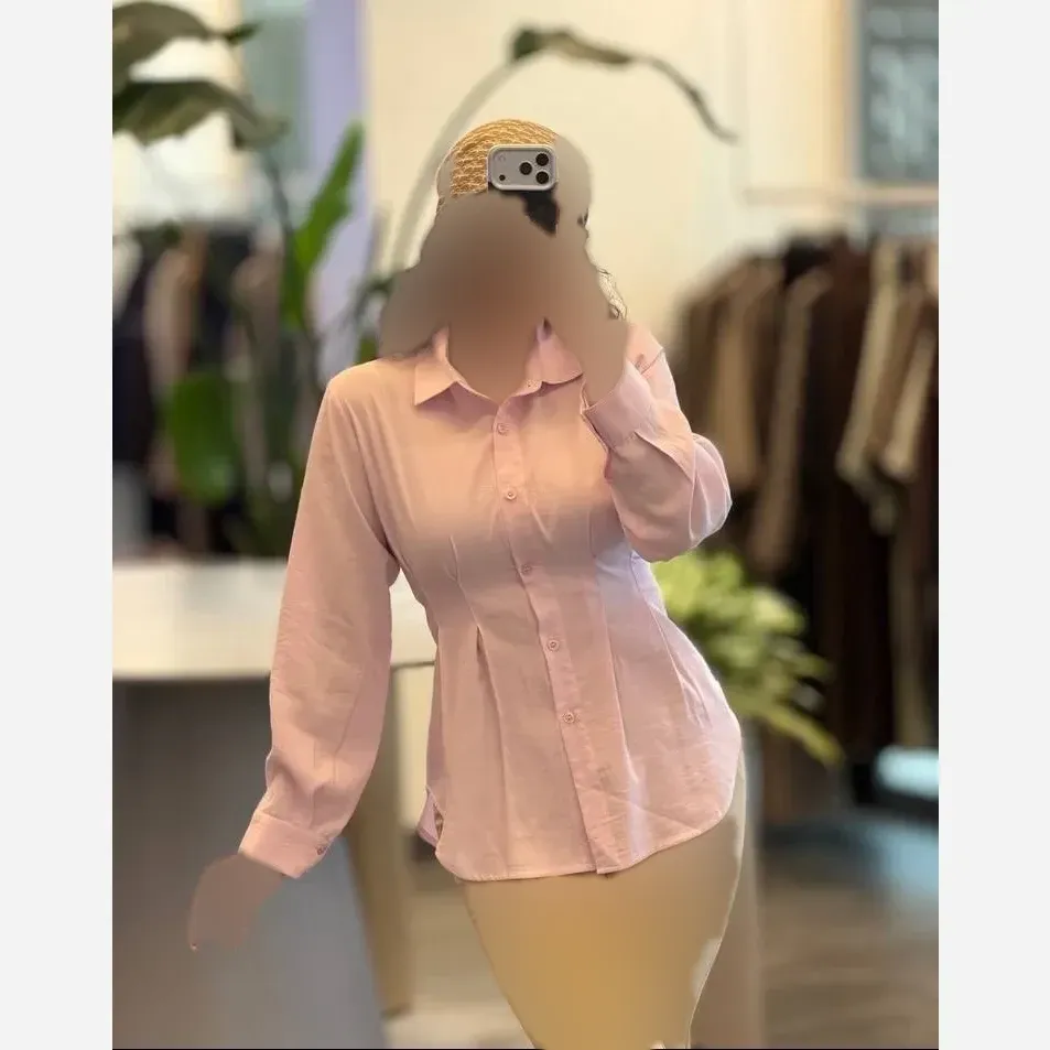 شومیز زنانه مدل کاترینا جنس ژاکلین فری سایز بندینکی