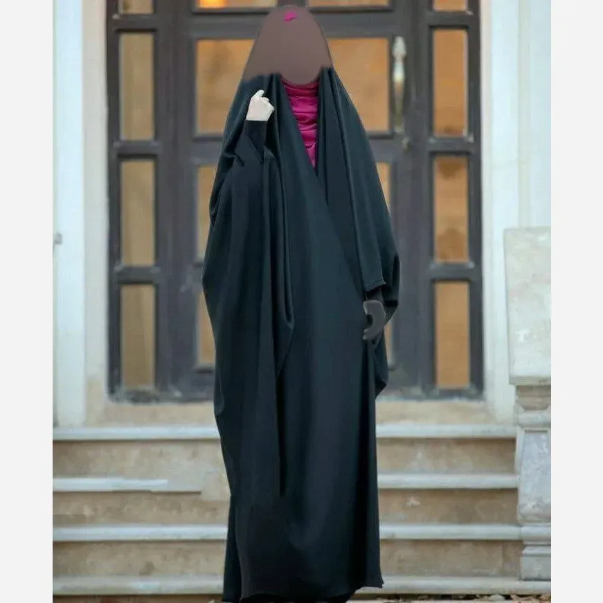 چادر جده عربی اصیل جنس کرپ حریر الاسود مشکی
