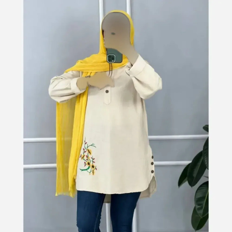 شومیز زنانه نیکا جنس الیاف فری سایز 38 تا 46