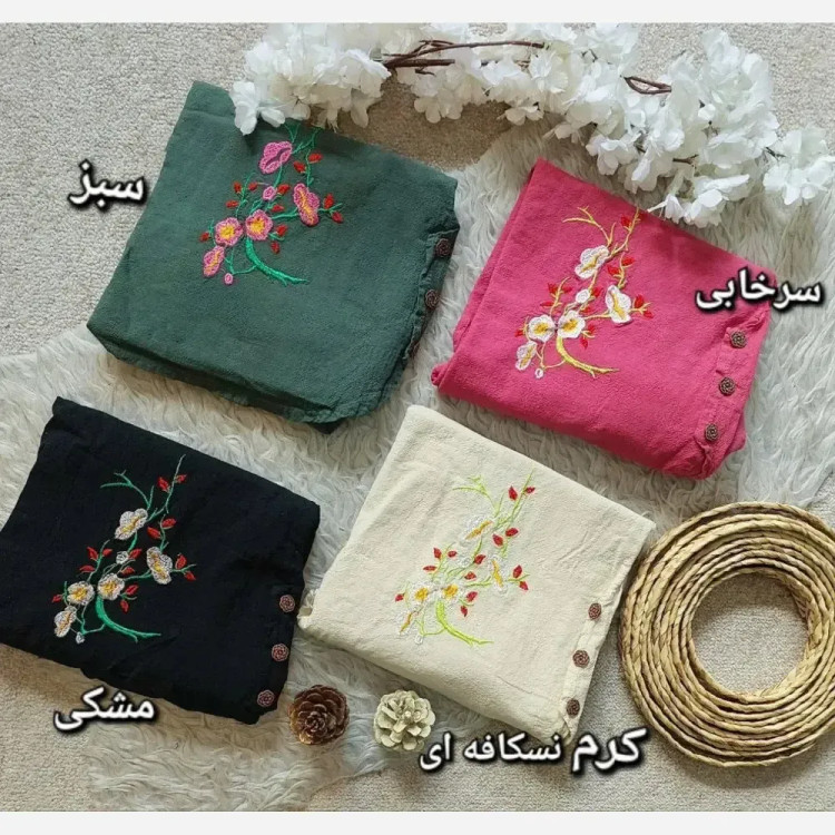 شومیز زنانه نیکا جنس الیاف فری سایز 38 تا 46