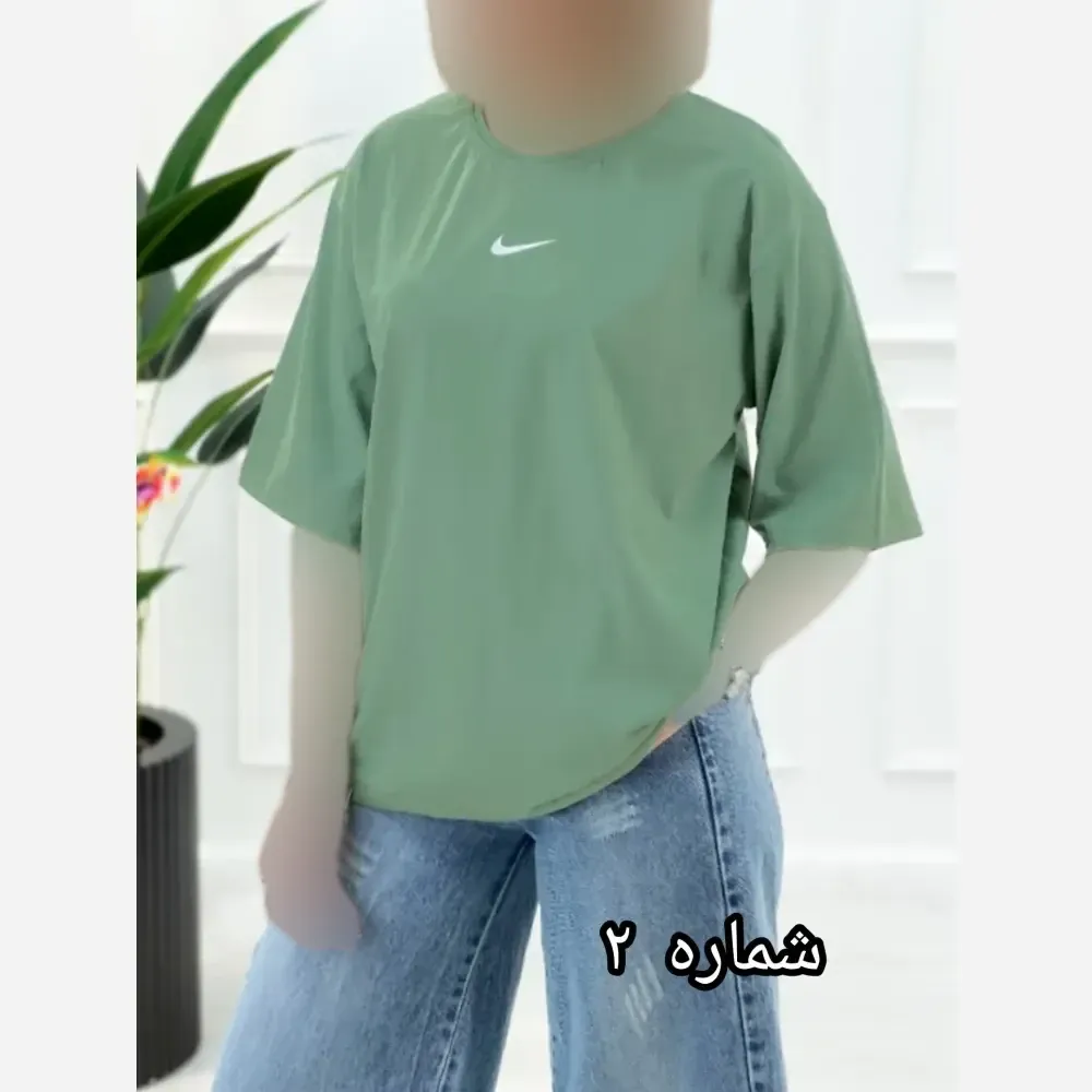 تیشرت باکسی لش زنانه سوپر پنبه قواره دار