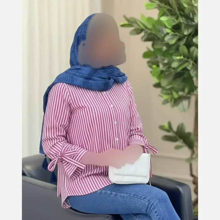 شومیز زنانه نخی خنک تابستانه مدل شیما فری سایز 36 تا 46