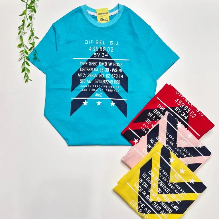 تیشرت تابستانه اسپرت پنبه لاکرا مناسب دختر و پسر سایز 8 تا 12 سال