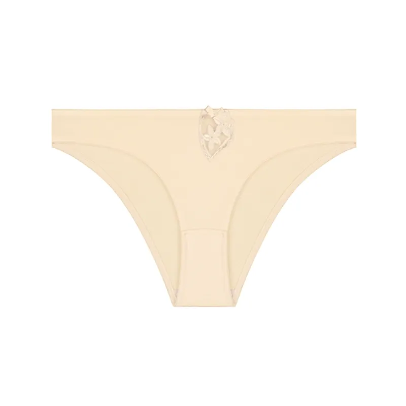 شورت زنانه اسلیپ پرلون جلو تور طرح گل برند لین