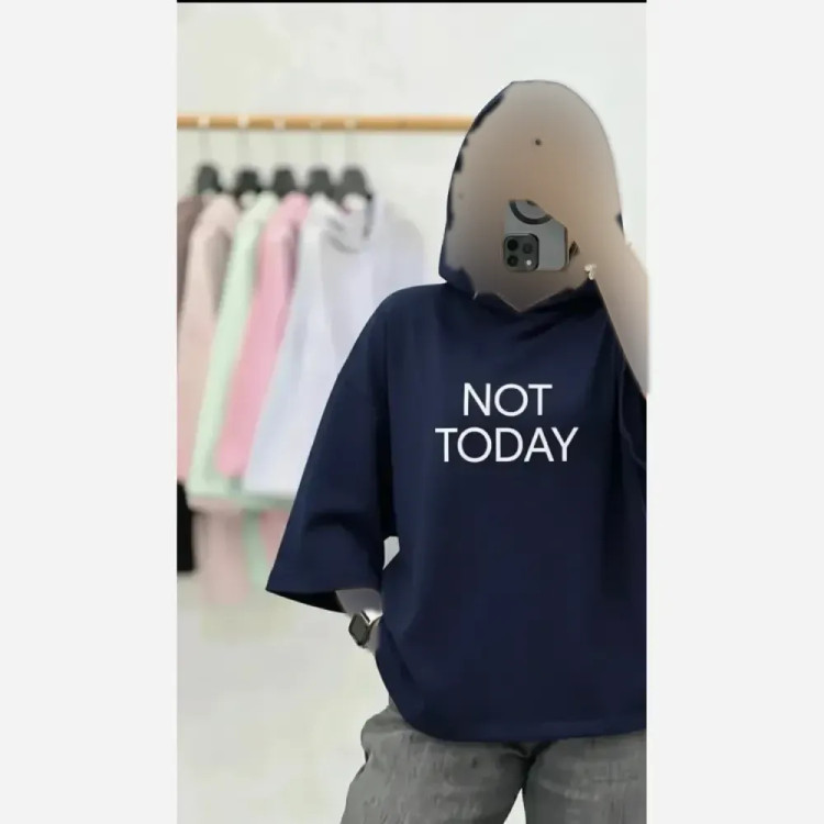 هودی کلاهدار Not سوپر پنبه فری سایز