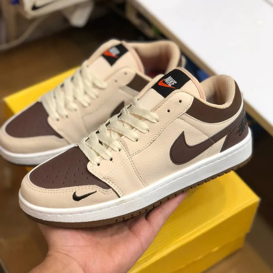 کفش اسپرت مردانه مدل جردن تراویس چرم صنعتی دور دوخت