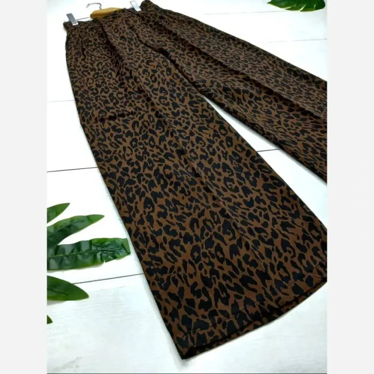 شلوار سیلک بگ زنانه جنس سیلک درجه یک سایز L تا XXL