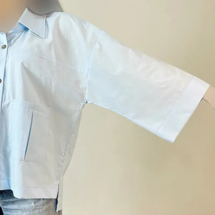 شومیز دوجیب لینن زنانه