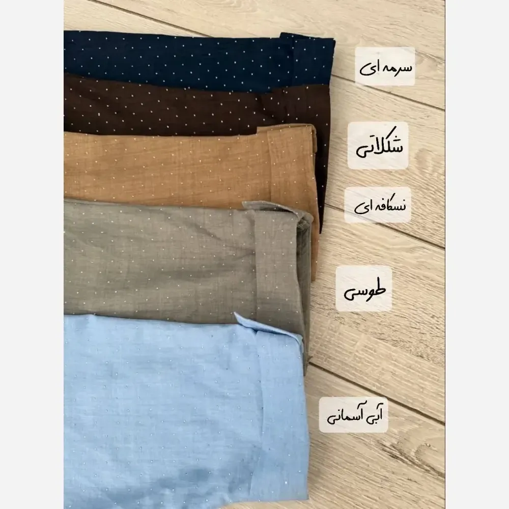 شومیز نگین دار سایز بزرگ جنس پری خنک