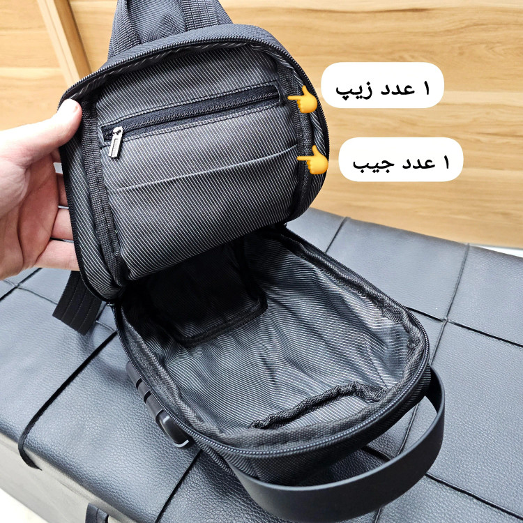 بادی بگ مردانه ضد آب بنج مدل رمز بغل ریپس خارجی