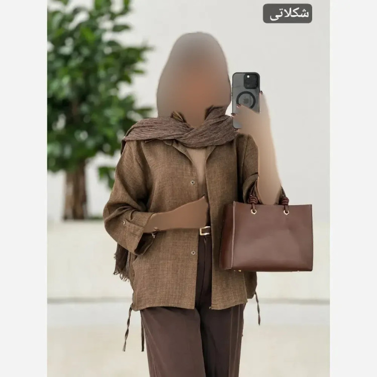 مانتو کمر گت شانتون صوفیا خنک فری سایز 36 تا 48