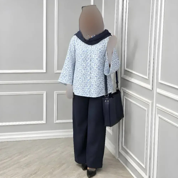 شومیز شلوار لینن مدل سرمه رنگ مشکی نسکافه ای آبی شکلاتی سایز یک و دو