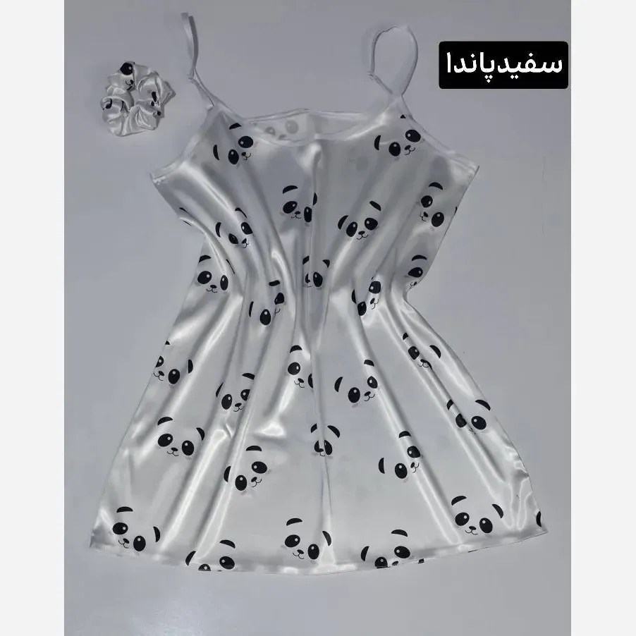 تاپ بلند زنانه ساتن الیکس درجه یک فری سایز طرح دار