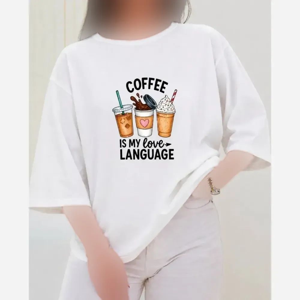 تیشرت باکسی زنانه سوپر نخ پنبه فریسایز