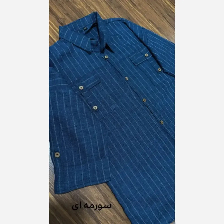 شومیز مانتویی دیپلمات شانتون اعلا فری سایز 38-48 رنگبندی متنوع