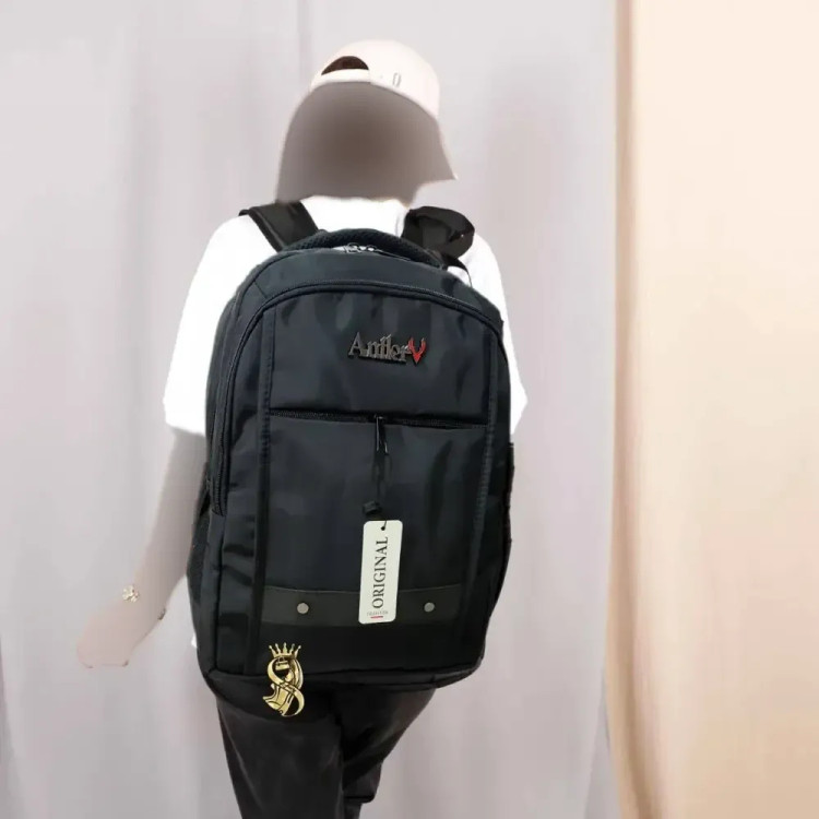 کوله پشتی دانشجویی مدل انتلر اسپرت برزنتی مشکی