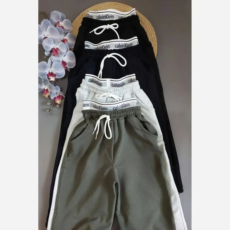 شلوار جاگر کمر کلوین دورس گلکسی دخترانه پسرانه اسپرت مشکی سورمه ای سبز طوسی فری سایز