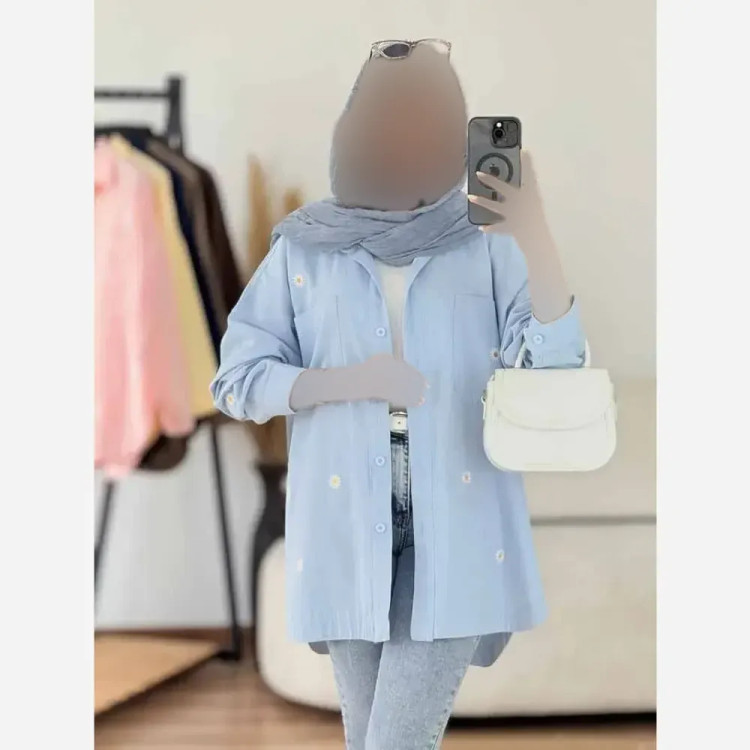 شومیز آسایش کتان لنین زنانه فری سایز 36 تا 46