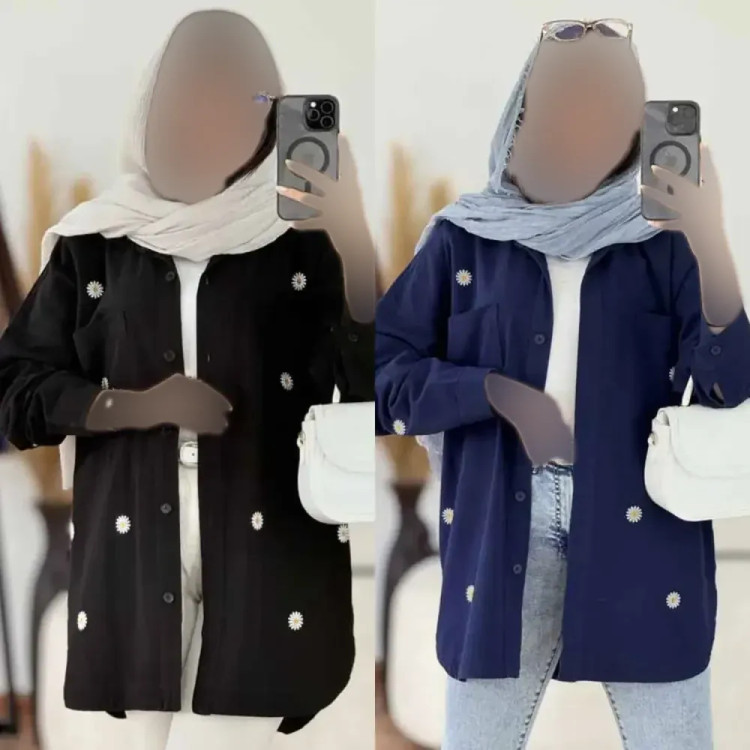 شومیز آسایش کتان لنین زنانه فری سایز 36 تا 46