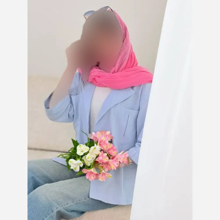 شومیز زنانه آستین فلشی جیب دار جنس پری ایرانی سایز فری 38 تا 46