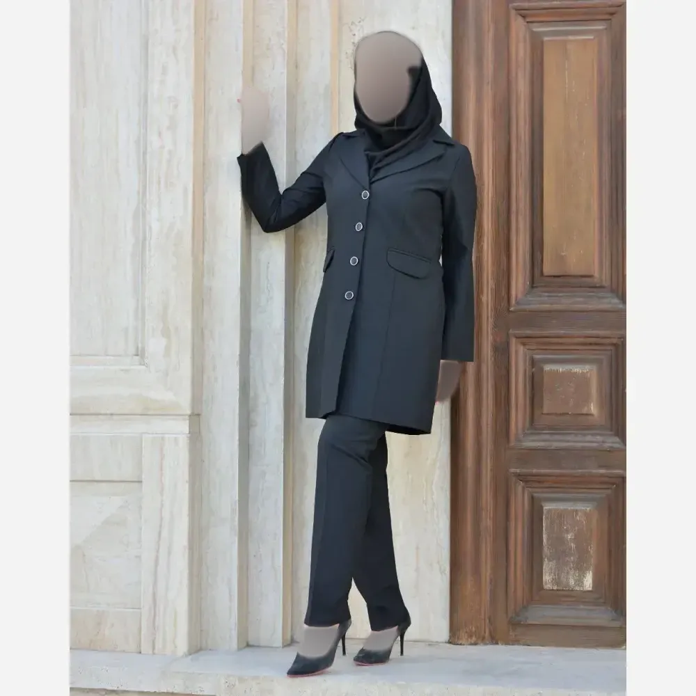 مانتو شلوار اداری لطیفه جنس فاستونی