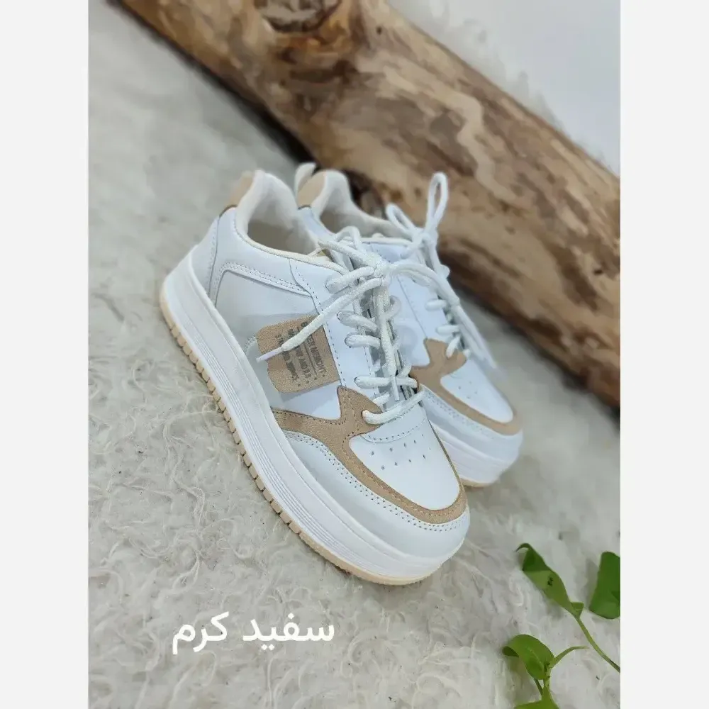 کتونی ونس طبی مدل پاندا چرم صنعتی درجه یک زیره PU سایزبندی 37 تا 40