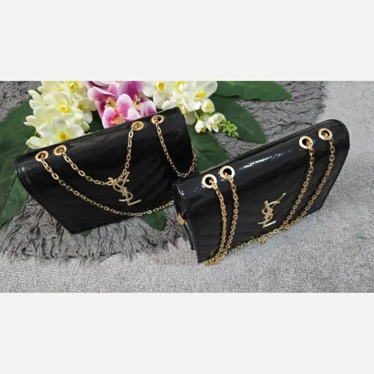 کیف مجلسی لادن ورنی کرم زرشکی فری سایز شیک