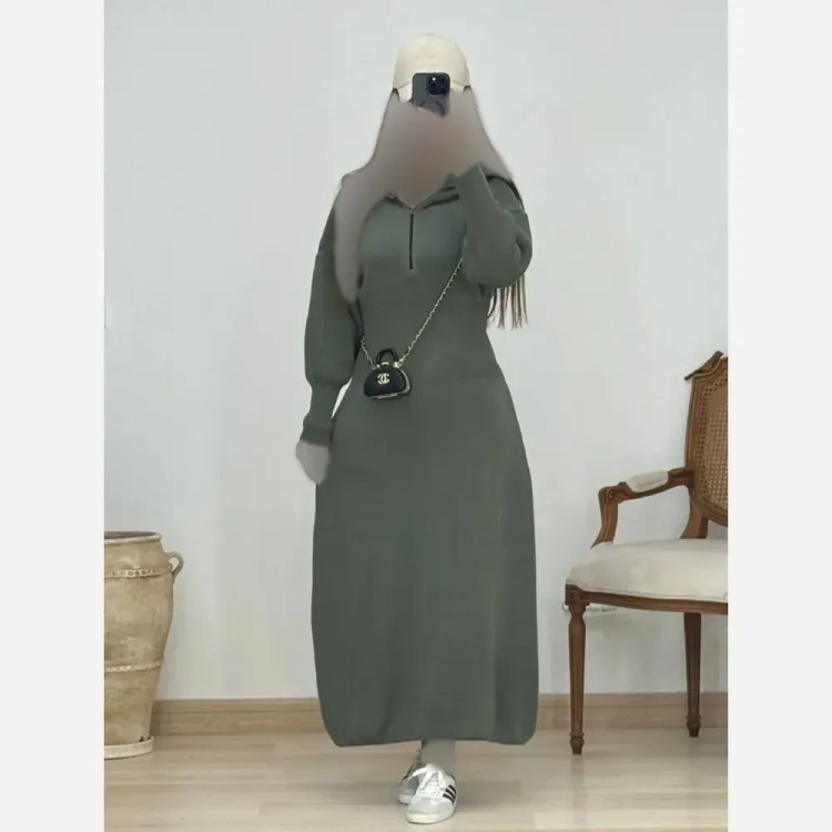 کفتان ساعت شنی بافت باکیفیت فری سایز 38 تا 48 در رنگ های مشکی، ذغالی، طوسی، موکا و سبز