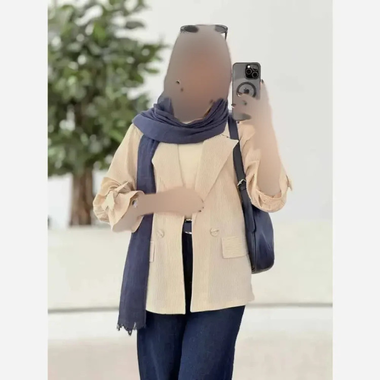 کت زنانه کیانا جنس اطلسی درجه یک فری سایز