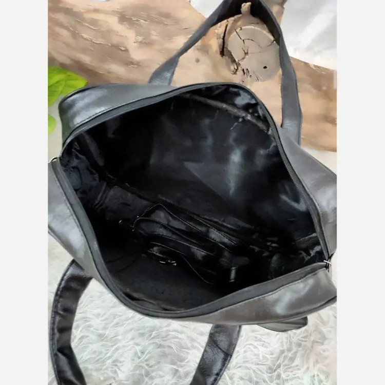 کیف اداری دانشجویی چرم سوگو رنگ مشکی