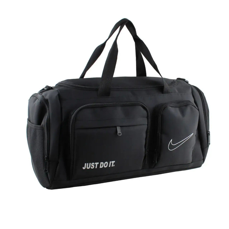 ساک ورزشی و اسپرت پارچهای با بند بلند و 7 جیب بیرونی ابعاد 55 در 33 در 20 سانتیمتر