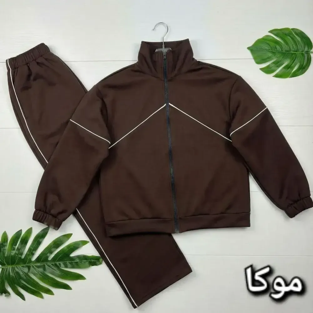 ست سوییشرت و شلوار زنانه نانسی جنس مازراتی درجه یک فری سایز