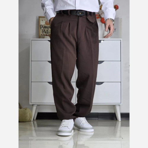 شلوار مام استایل زنانه پارچه مازراتی کشی