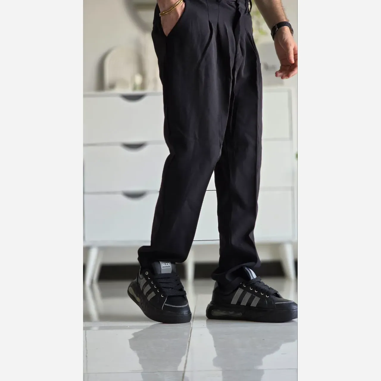 شلوار مام پارچه ای پیله دار